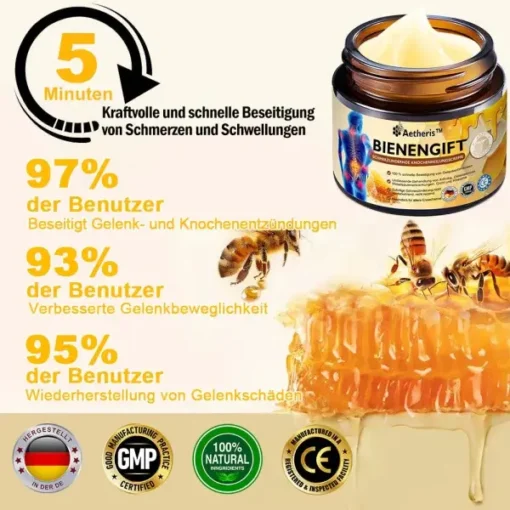 Aetheris™ Bienengift Sofortige Ultra Starke Schmerztherapie-Creme