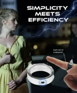 Electric-shock Self-defense Power Ring