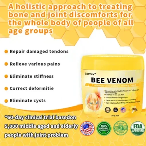 LOVILDS™ Bee Venom Advanced Joint & Bone Treatment Cream