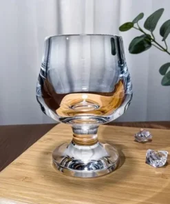 Last 100 in stockHandmade Natural Quartz Crystal Clear Goblet (8.96oz/255ml)