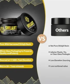 Shilajit Pure Himalayan Organic Shilajit Resin