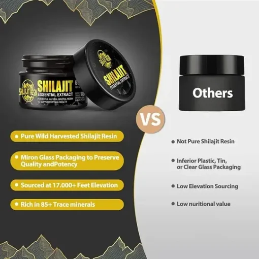 Shilajit Pure Himalayan Organic Shilajit Resin