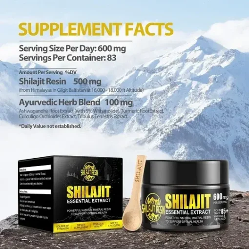 Shilajit Pure Himalayan Organic Shilajit Resin